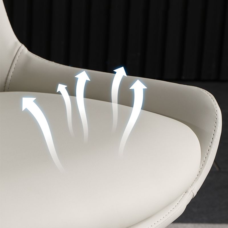 Nordic Style Metal Side Chair Gold Base Side Dining Chair for Bedroom