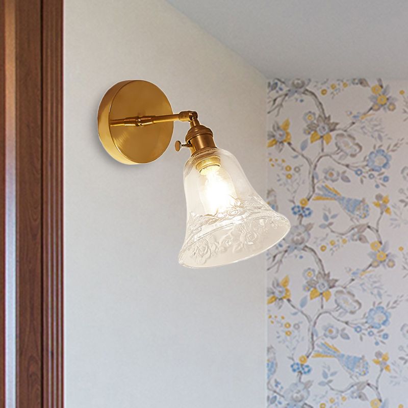 1 Imparmatura della camera da letto in ottone rustico con fiore rustico con fiore con fiore