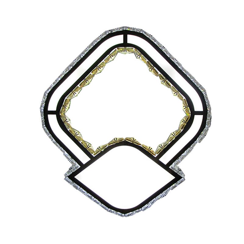 Petal Wall Lighting Ideas Modernist Cut Crystal LED White Wall Mount Lamp in Warm/White Light