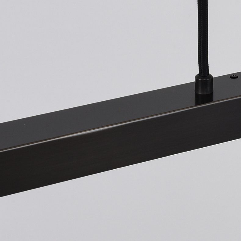 Zeitgenössische Küche Anhänger linear linearinselbeleuchtung Metall 1 Licht