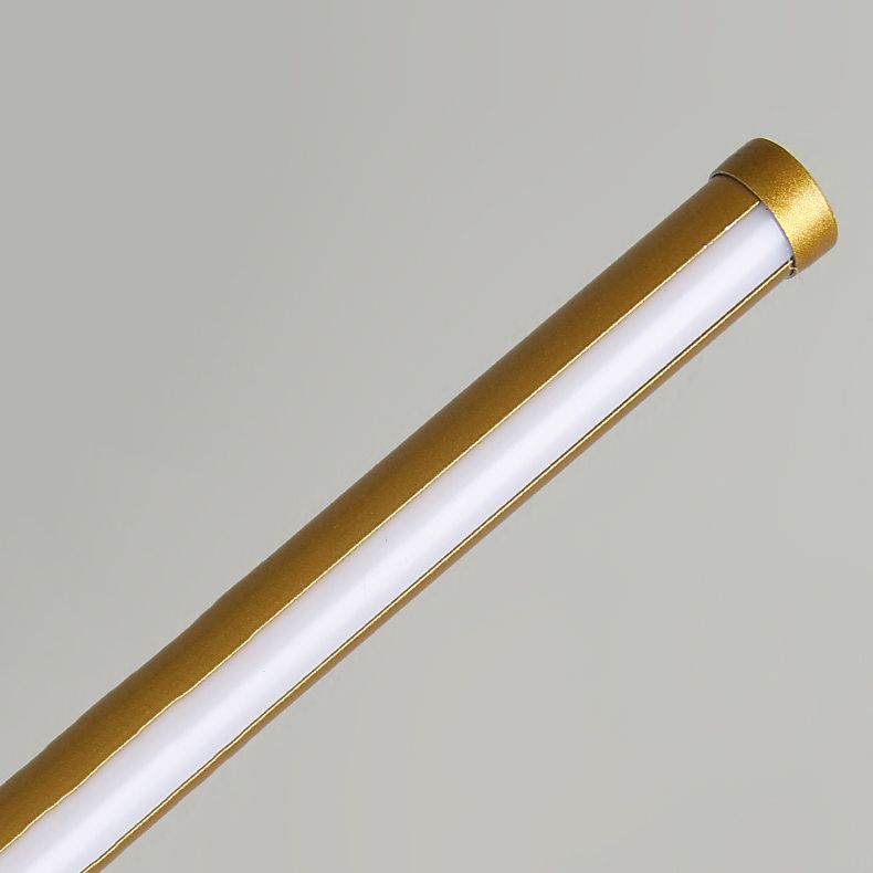 Linear Shape Metal Wall Lighting Idea Modern Style 1 Light Wall Light Sconce