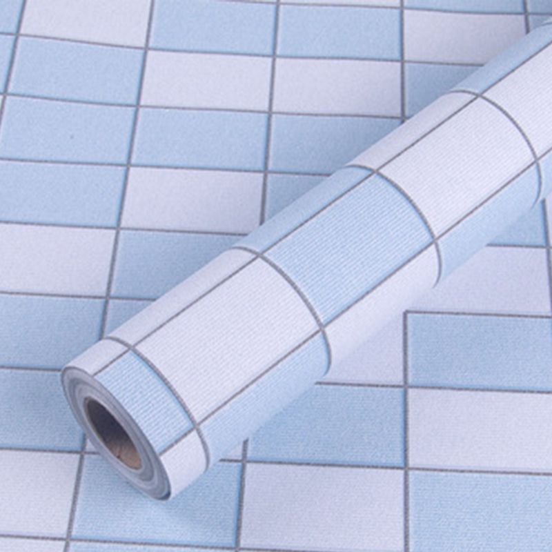 Eigentijdse stijl behangrol effen gekleurd Peel and Stick wanddecoratie, meerkleurig