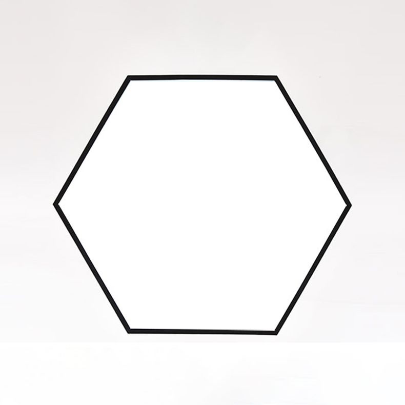 Lampe à la simplicité noire avec des luminaires d'éclairage de pendentif à LED à l'ombre acrylique