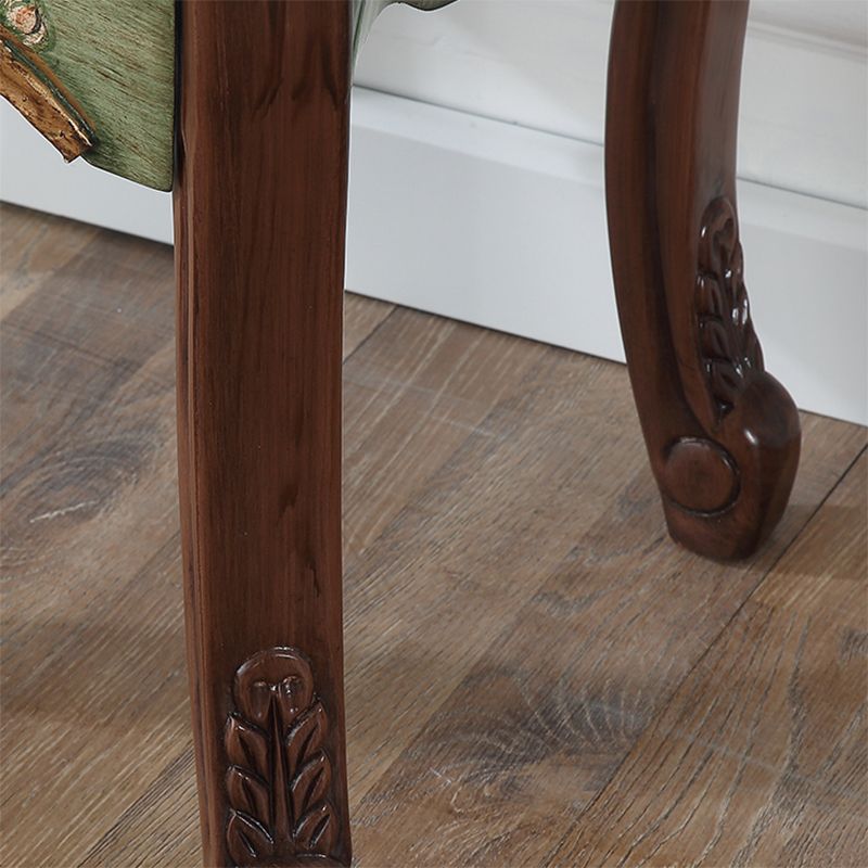 Mid-Century Modern Cabinet Fretwork Hand Painted Side Cabinet