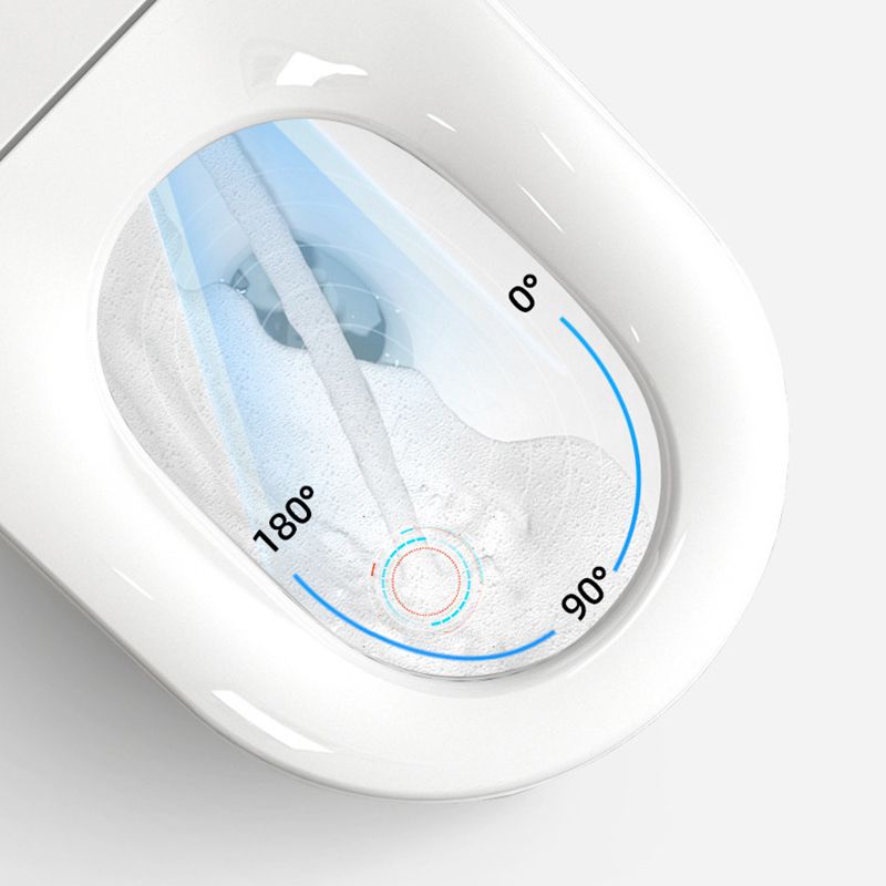 Modern Ceramic Flush Toilet Concealed Tank Toilet Bowl for Washroom