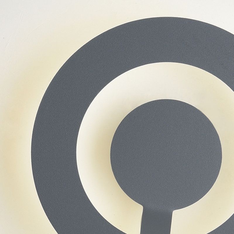 1 lampes murales géométriques légères appliques murales en métal moderne