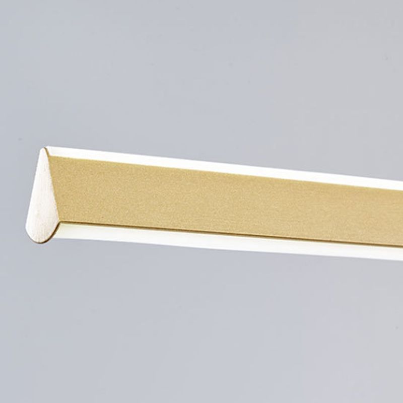 Modern Style Dining Chandelier Lamp Dining Room LED Long Strip Pendant Light Fixture