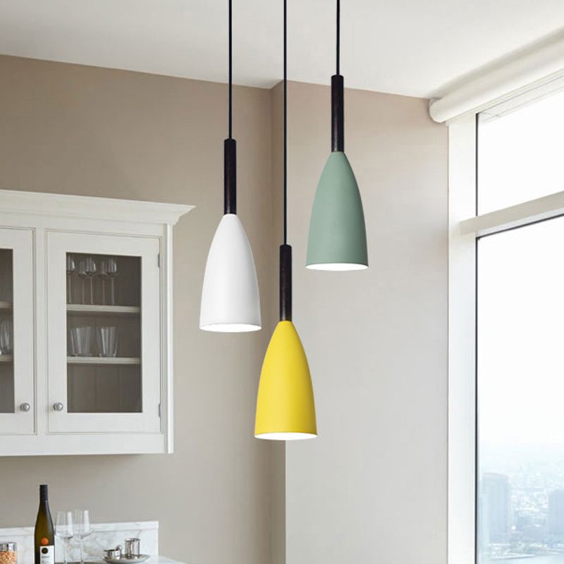 Bottle Pendant Ceiling Light Simplicity Style Metal Ceiling Pendant Lamp for Dinning Room
