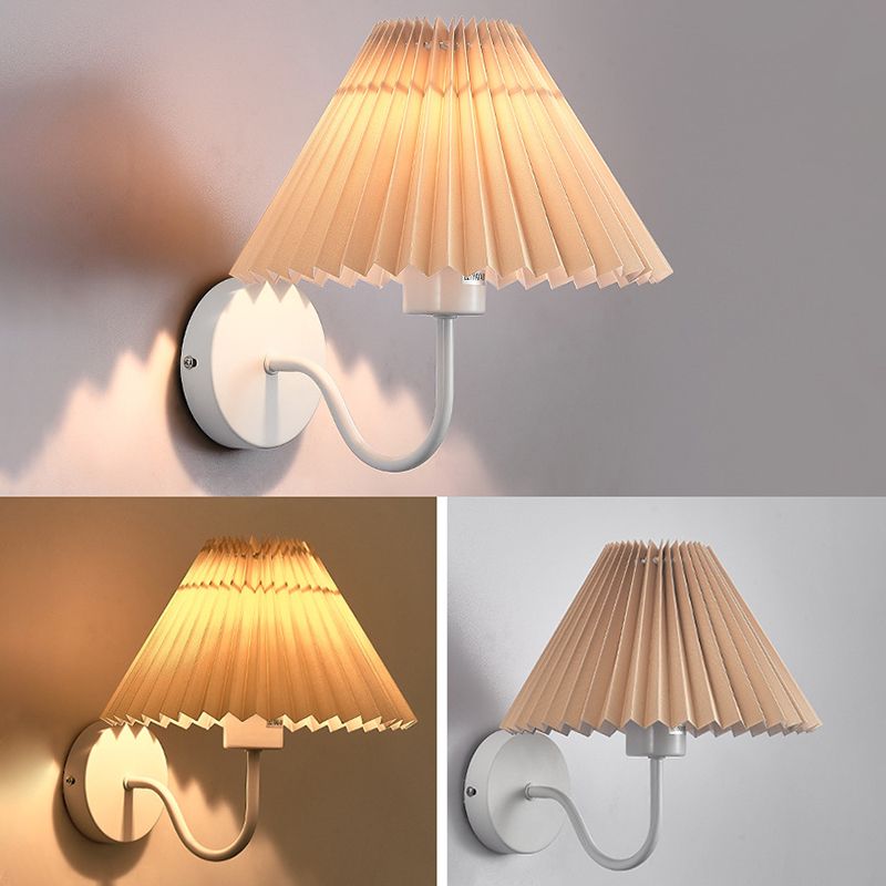 Modern Cone Wall Lamps Metal 1 Light Wall Light Fixtures for Bedroom