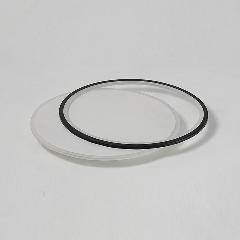 Black Circles Ceiling Light Fixture Minimalist LED Metal Ceiling Flush Mount