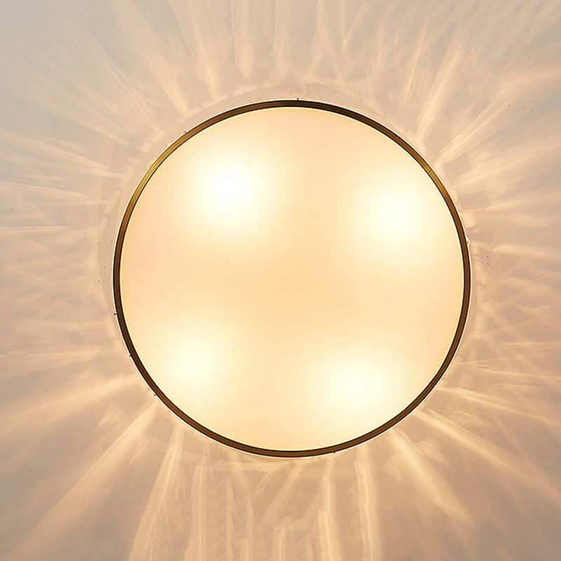 Crystal Geometric Flush Mount Lights Contemporary Style Multi Lights Flush Mount Fixture