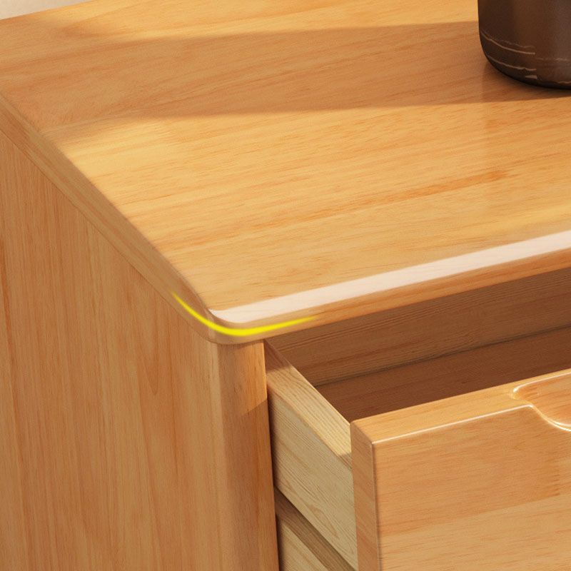 Contemporary Storage Chest Dresser Solid Wood Dresser with 5/6/7 Drawers