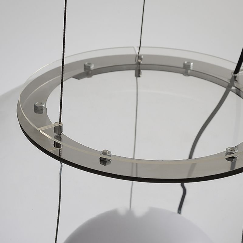 Nordic Glass Pendant Modern Dining Room Hanging Pendant Light with 1 Light