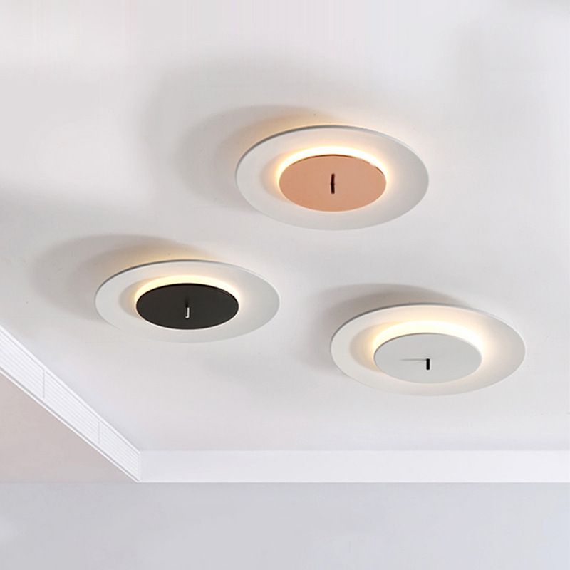 Acryl Cirkel Flush Mounted Plafond Licht Nordic LED Dicht Bij Plafond Verlichtingsarmatuur