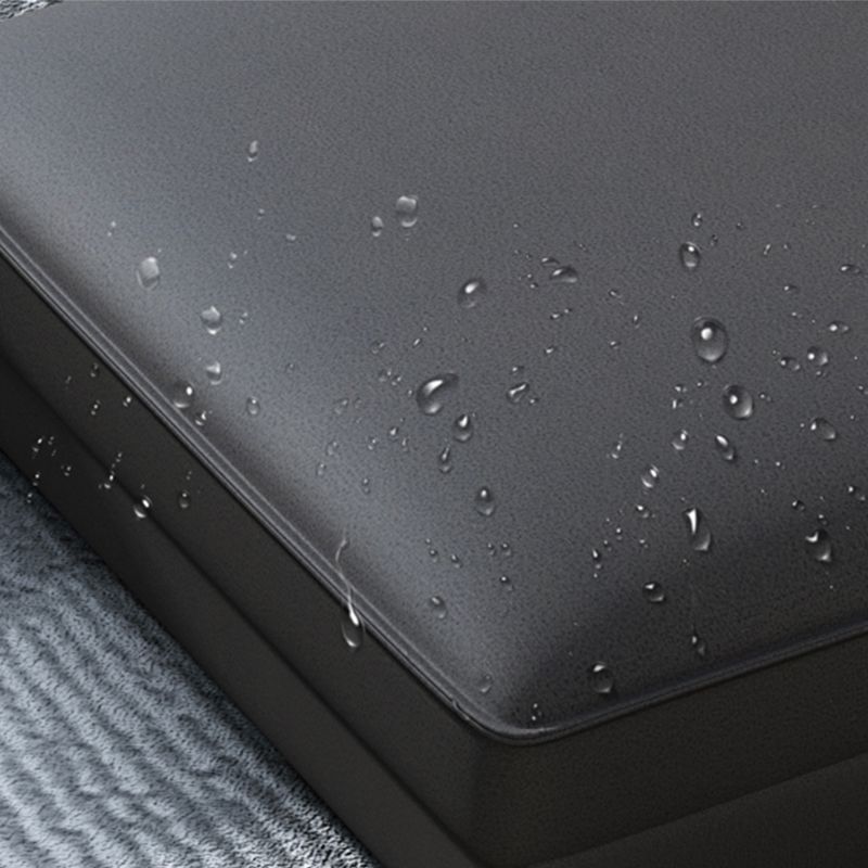 L-Shape Faux Leather Square Arm High Back Sectional with Stain-Resistant