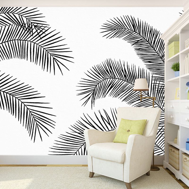 Botanical Illustration wall Mural Wallpaper Modern Wall Covering for Home