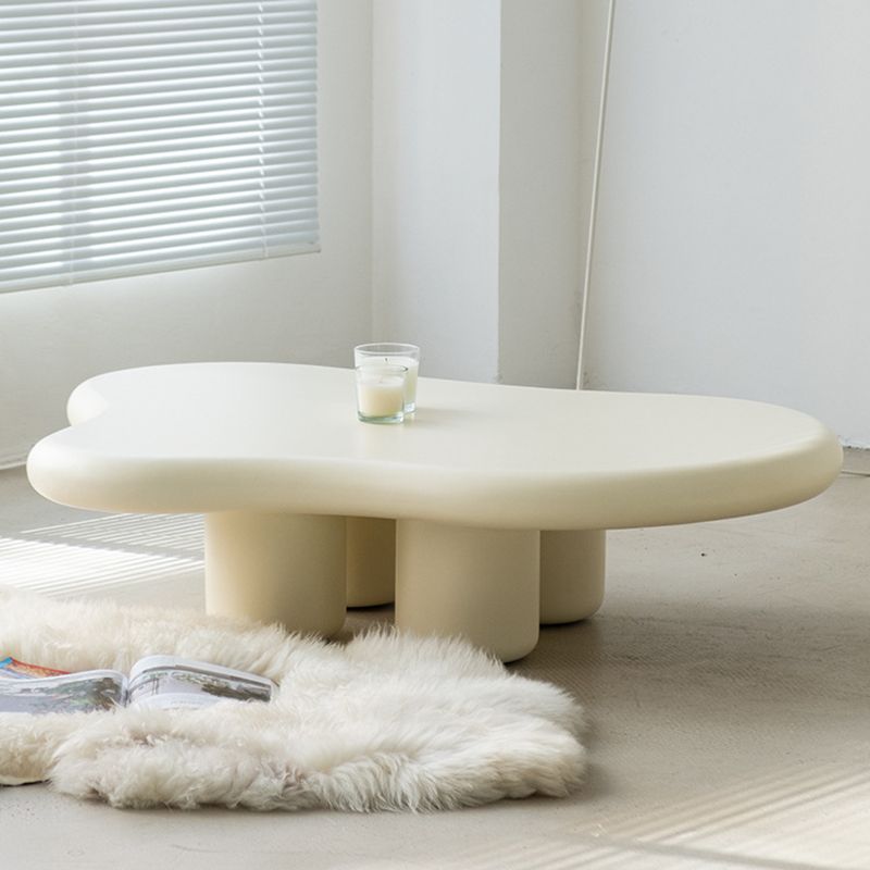 1 Single Modern Four Legs Coffee Table Black/white Cocktail Table