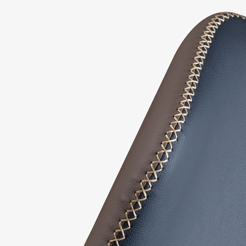 Inicio Sillas de comedor sin brazos Sillas laterales tapizadas con patas de metal (juego de 2)