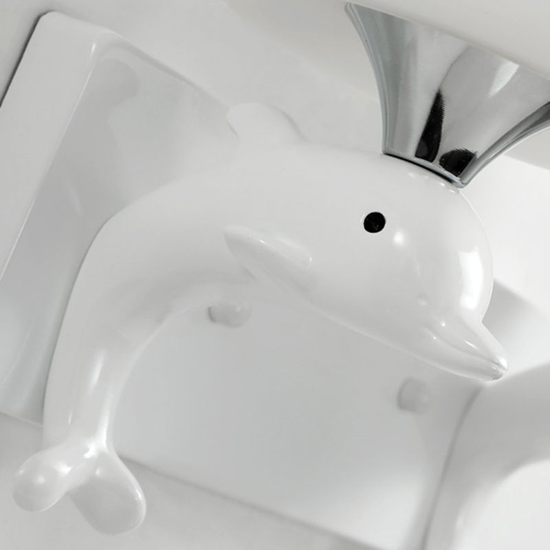 Cartoon Style Iron Wall Light Dolphin Shape Wall Lamp for Children's Room