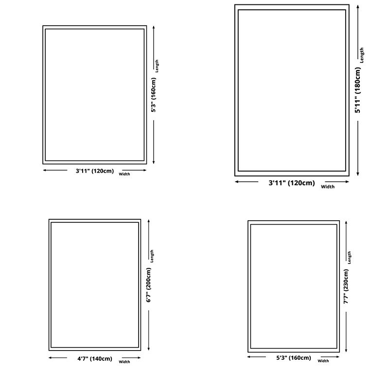 Lichtgroen Modern Rug Polyester Grafisch Tapijten Niet-slip achterste tapijt voor thuisdecoratie