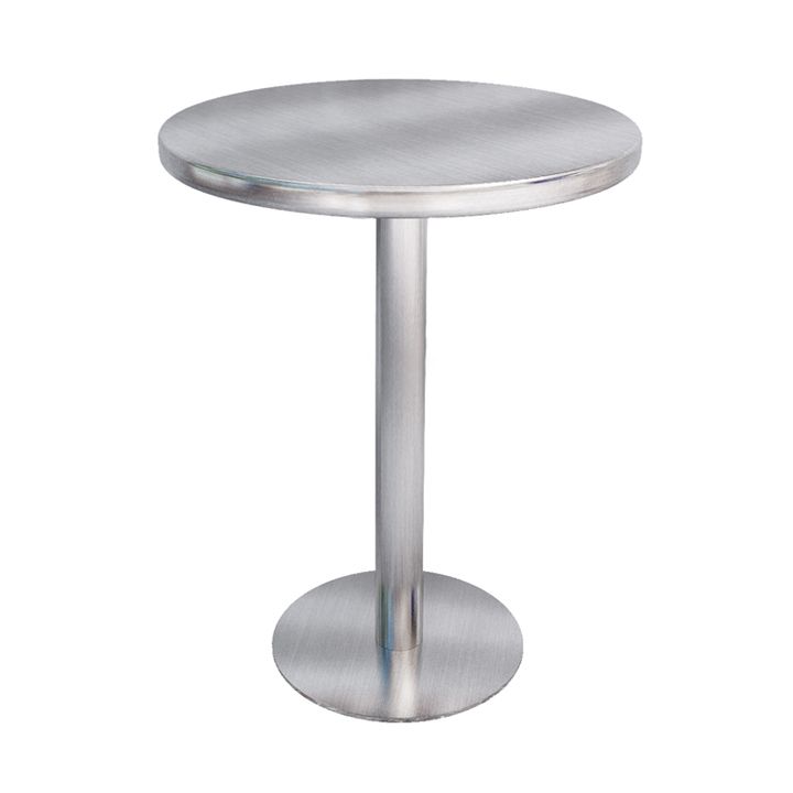 Industrial Style Dinner Table Stainless Steel Dining Site Table for Home