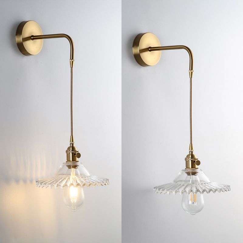 Cone Sconce Lighting Fixtures Industrial Wall Sconce Lighting Metal 1 Light Sconce Lamp