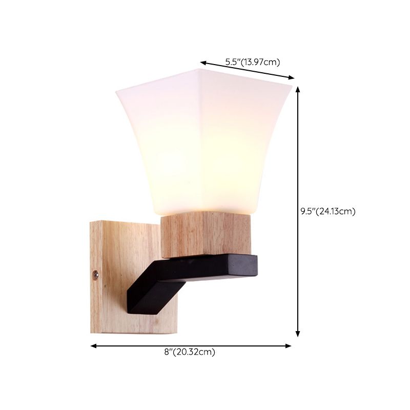 1-Light Wall Mount Light Fixture Modern Wall Mounted Lighting for Living Room