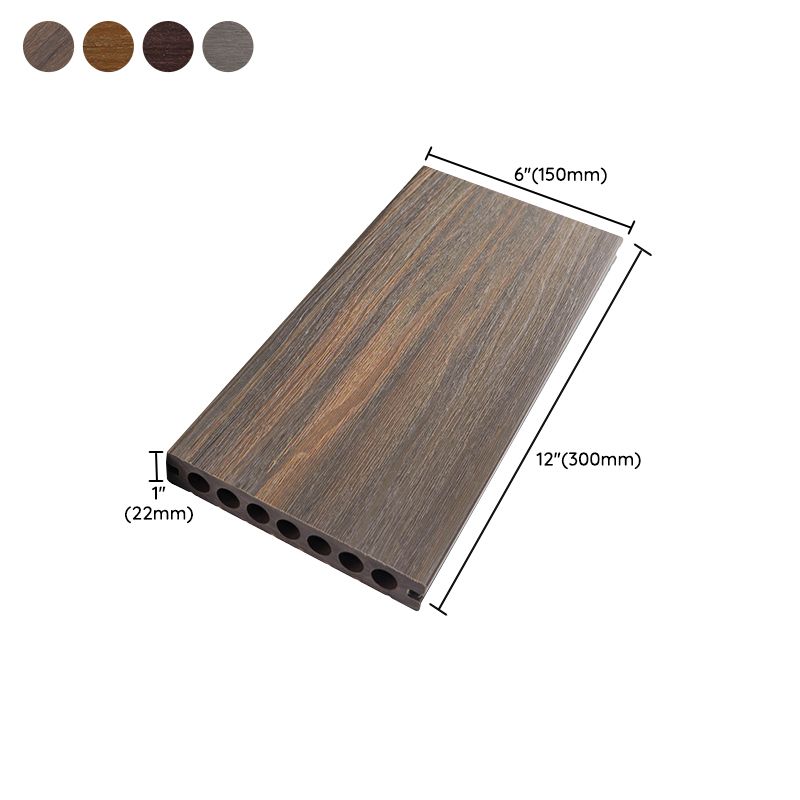 Co-extrusion Wood Flooring Modern Style Non-slip Rectangle Flooring
