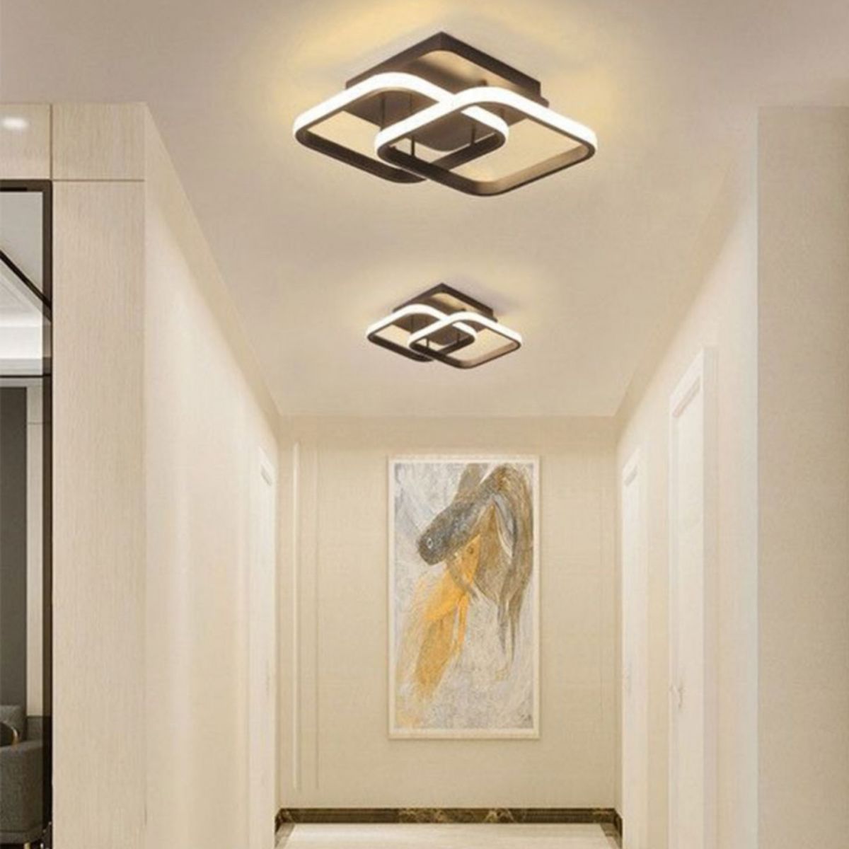 Luci a soffitto a filo a filo a filo dispositivo di illuminazione contemporanea per soggiorno