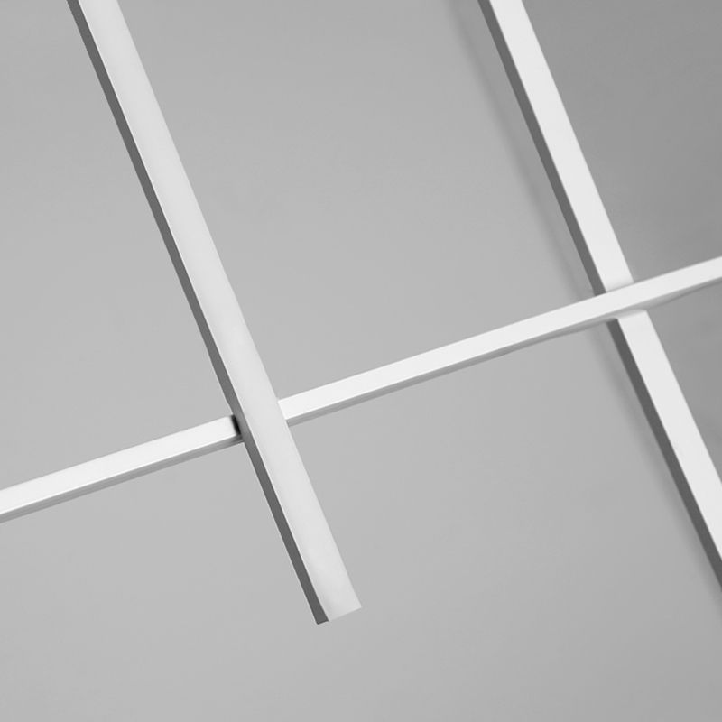 Modern Style LED Pendant Light Long Strip Island Light for Dining Room