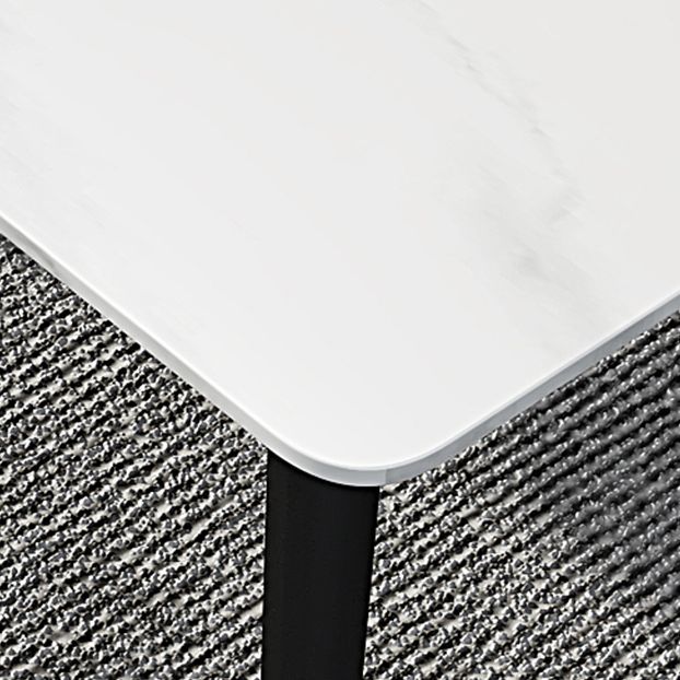 Sintered Stone Industrial Kitchen Desk Rectangle Dining Room Table