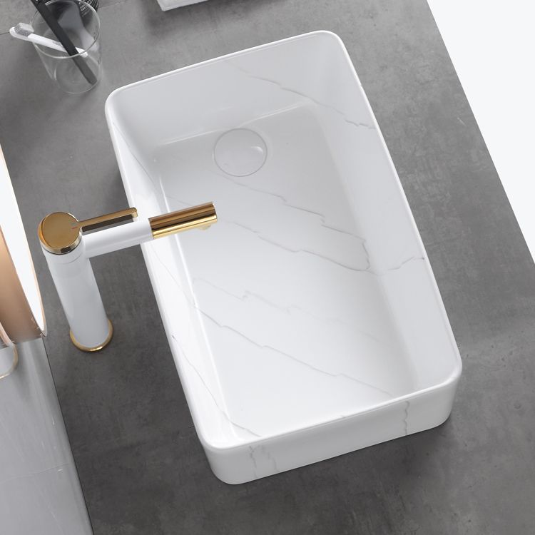 Classic Style Bathroom Sink Stainless Steel Dirt Resistant Bathroom Sink