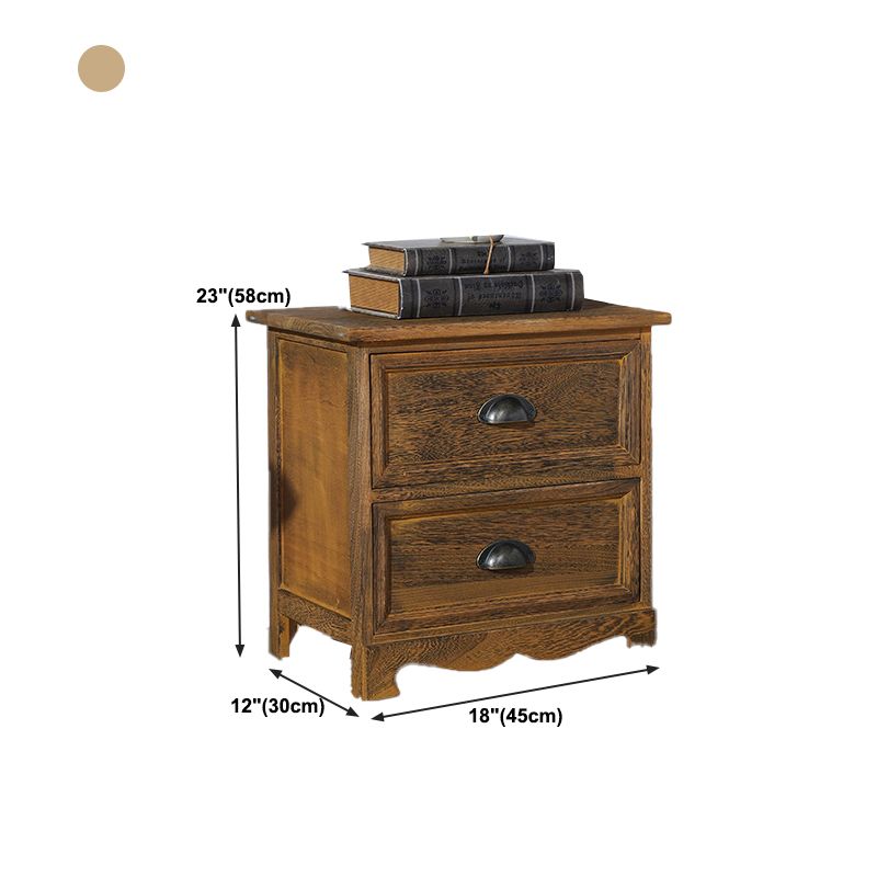 Traditional Style Storage Chest Bedroom Vertical Wooden Storage Chest Dresser with Drawers