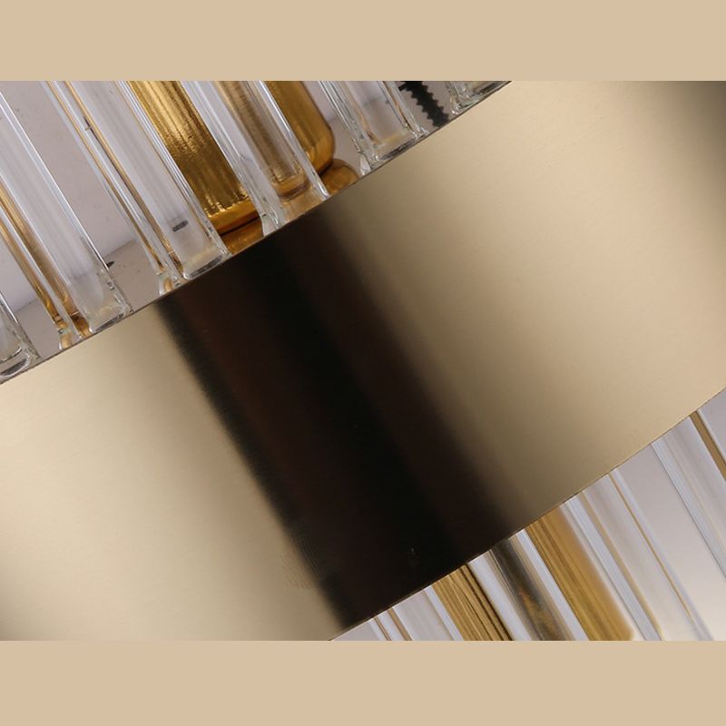 Lámpara de pared de pasillo de dormitorio de luz de cristal creativo moderno