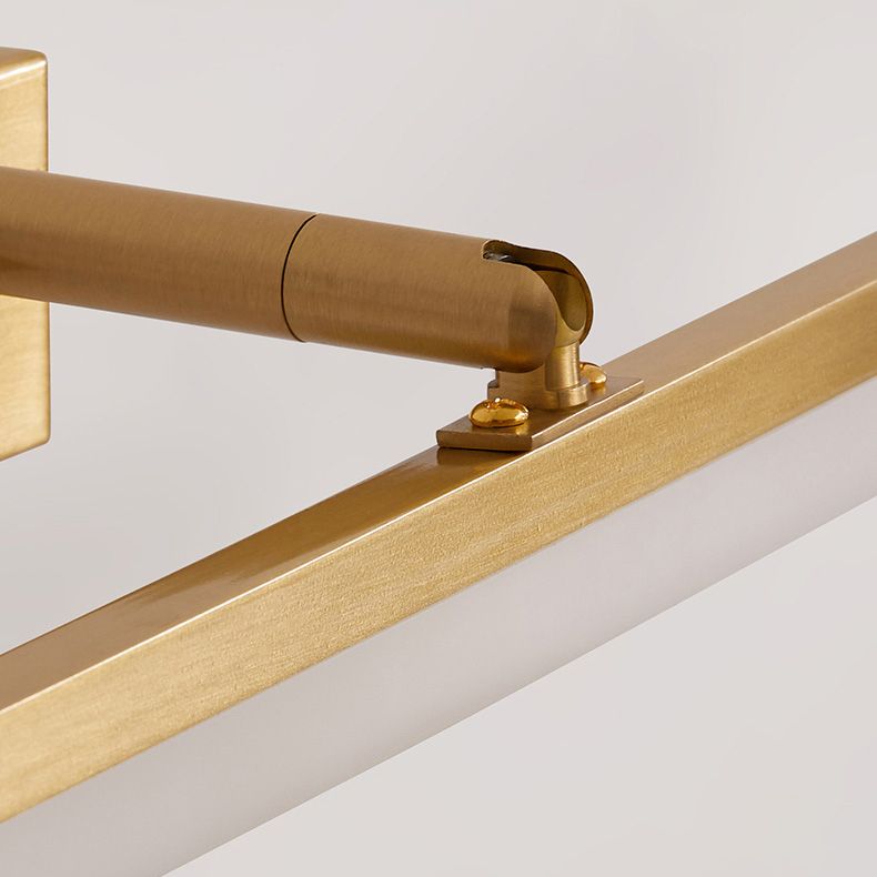Brass LED Lamp Wall Mounted Vanity Lights for Bathroom Powder Room Washroom