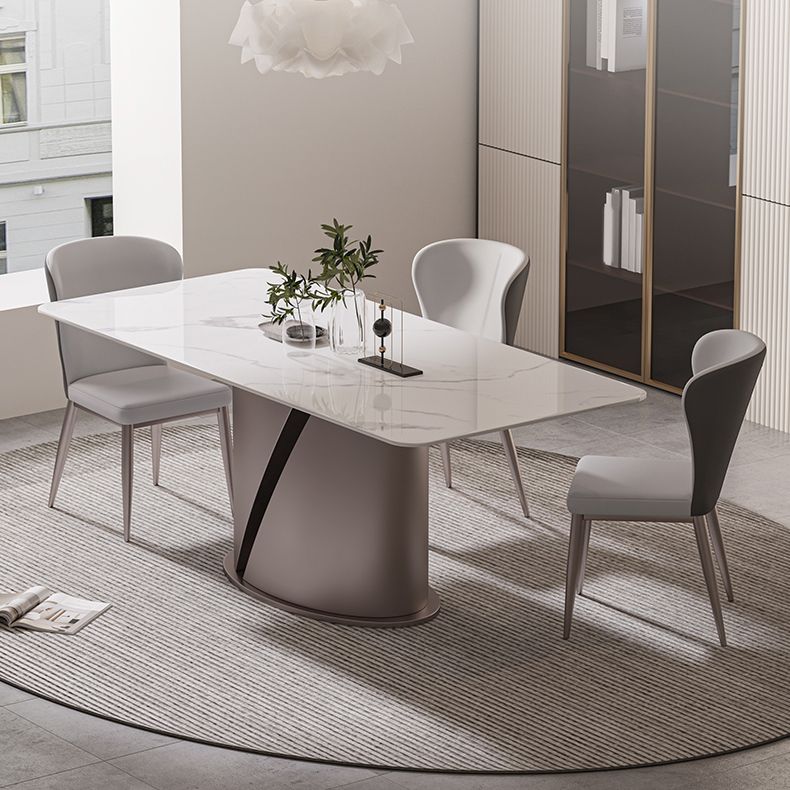 Designer Style Sintered Stone Top Dining Set 1/4/5/7 Pieces Dining Table with Chairs