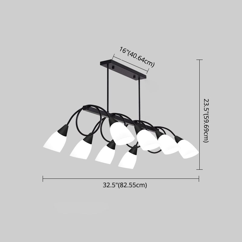 CONICAL ISLANDE LAMONO LIGHTERE MODERNO MODERNO MODERNO CAMERA PENSA PENDANTE SCHEDA