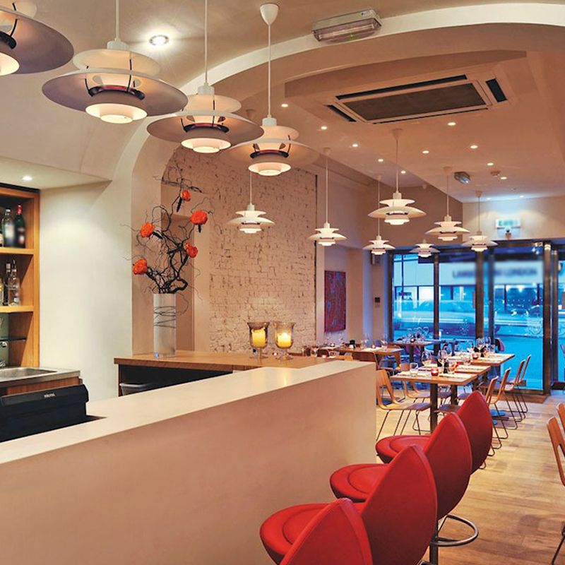 Éclairage pendentif en couches nordiques Métal 1