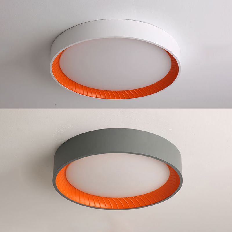 Modern LED Flush Mount Light Acrylic Shade Ceiling Lamp for Living Room Meeting Room