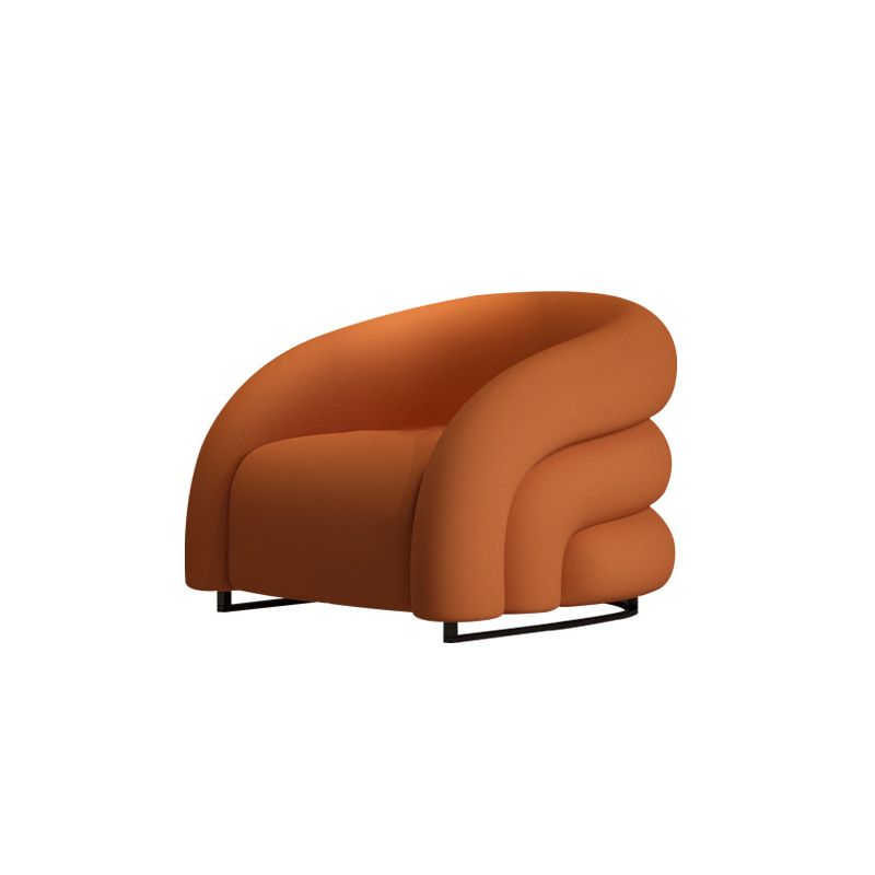 34.65" Wide Contemporary Style Single Sofa Chair Microfiber Arm Chair