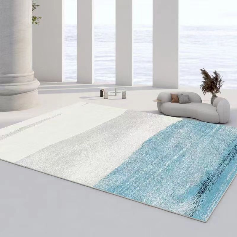 Brown Graphic Rug Polyester Casual Rug Non-Slip Backing Rug for Drawing Room