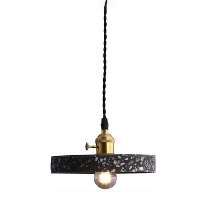 Terrazzo Hanging Light Modern Style Pendant Lighting Ayémorrat pour le salon