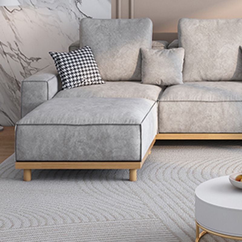 L-Shaped Reversible Sectional Sofas Living Room Durable Sectionals