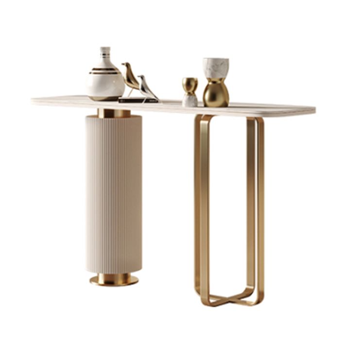 Glam Console Table 15.74" W Rectangle Console Sofa Table for Hall