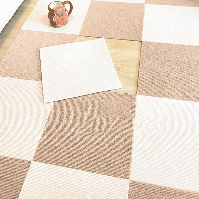 Modern Basin Carpet Tiles Color Block Level Loop Indoor Carpet Tiles