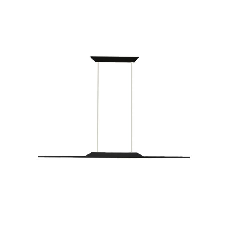 Metal Chandelier Lighting Fixture Modern Style LED Island Pendant for Dining Room