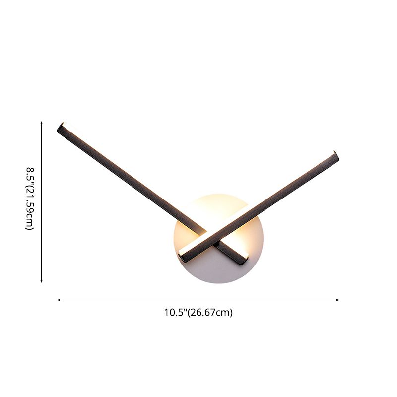 Lampade a sconde lineari in stile minimalista moderno lampade a parete in metallo