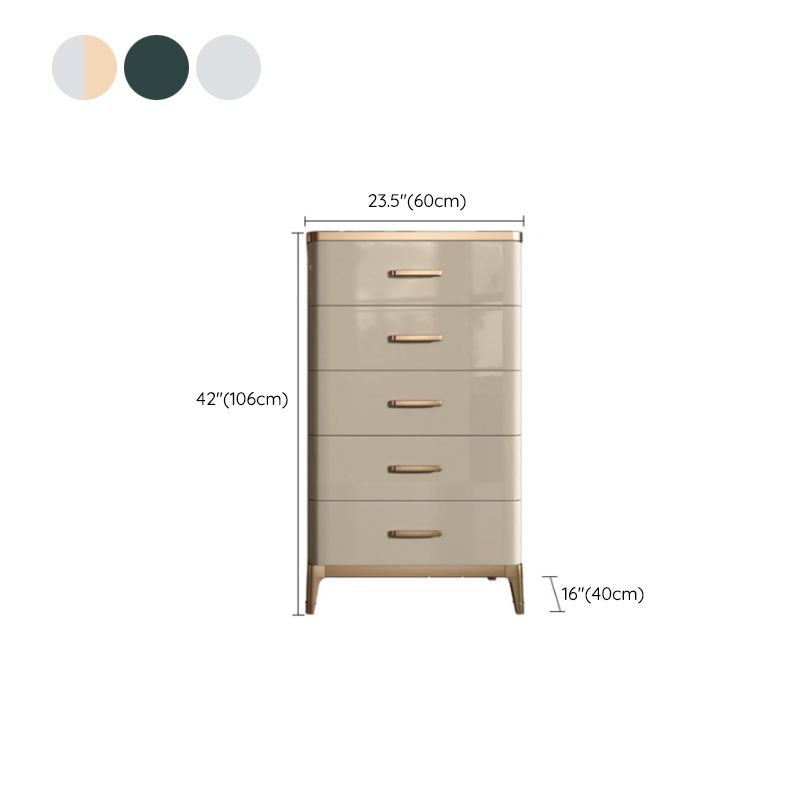 Modern Style Storage Chest Dresser Solid Wood Storage Chest for Bedroom