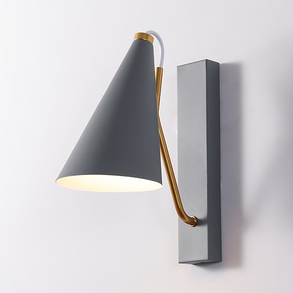 Application murale de la chambre Métal postmoderne 1 tête d'éclairage d'éclairage mural mural