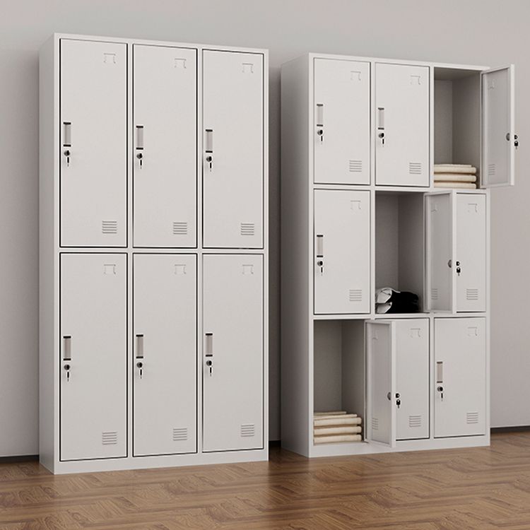 Contemporary Hinged Wardrobe Cabinet Steel Wardrobe Closet for Home